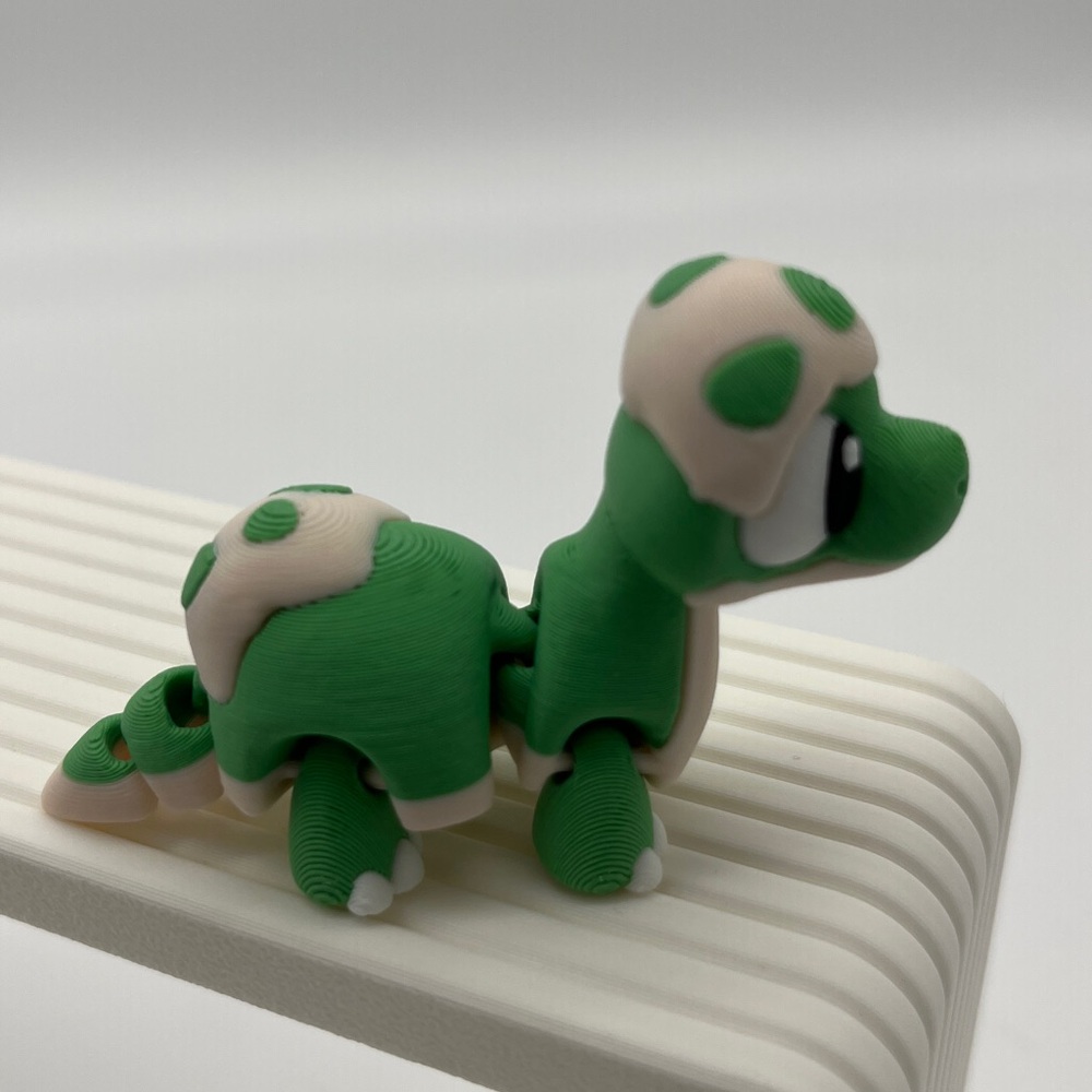 3D printed Egg Brontosaurus 4” Fidget Toy Fun Collectible Stress Re…